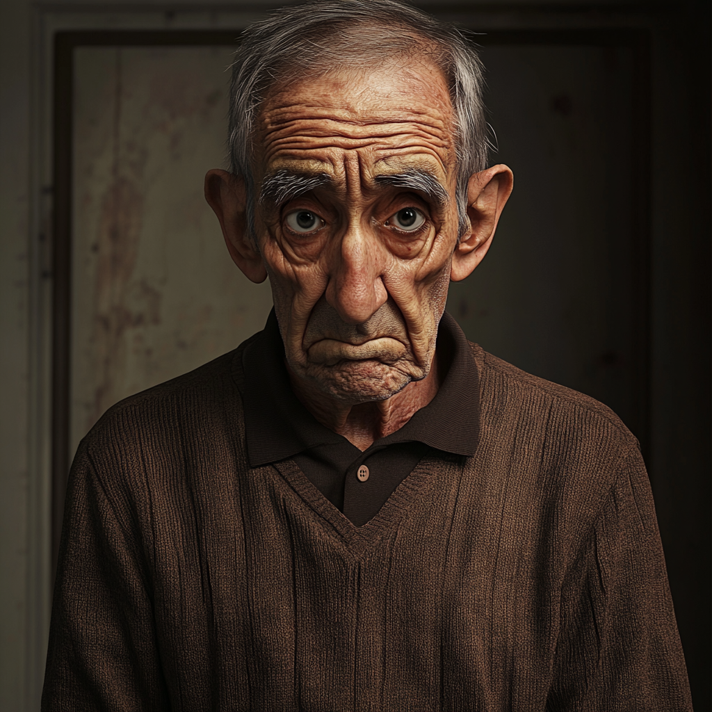 A disheartened older man | Source: Midjourney