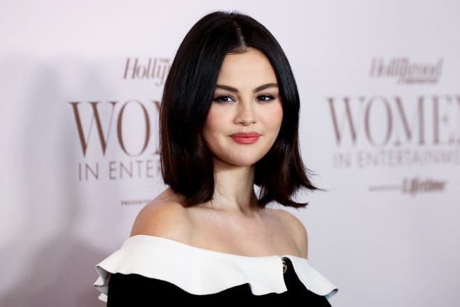 Selena Gomez attends The Hollywood Reporter's annual Women in Entertainment Gala, in Los Angeles on Dec. 4, 2024.